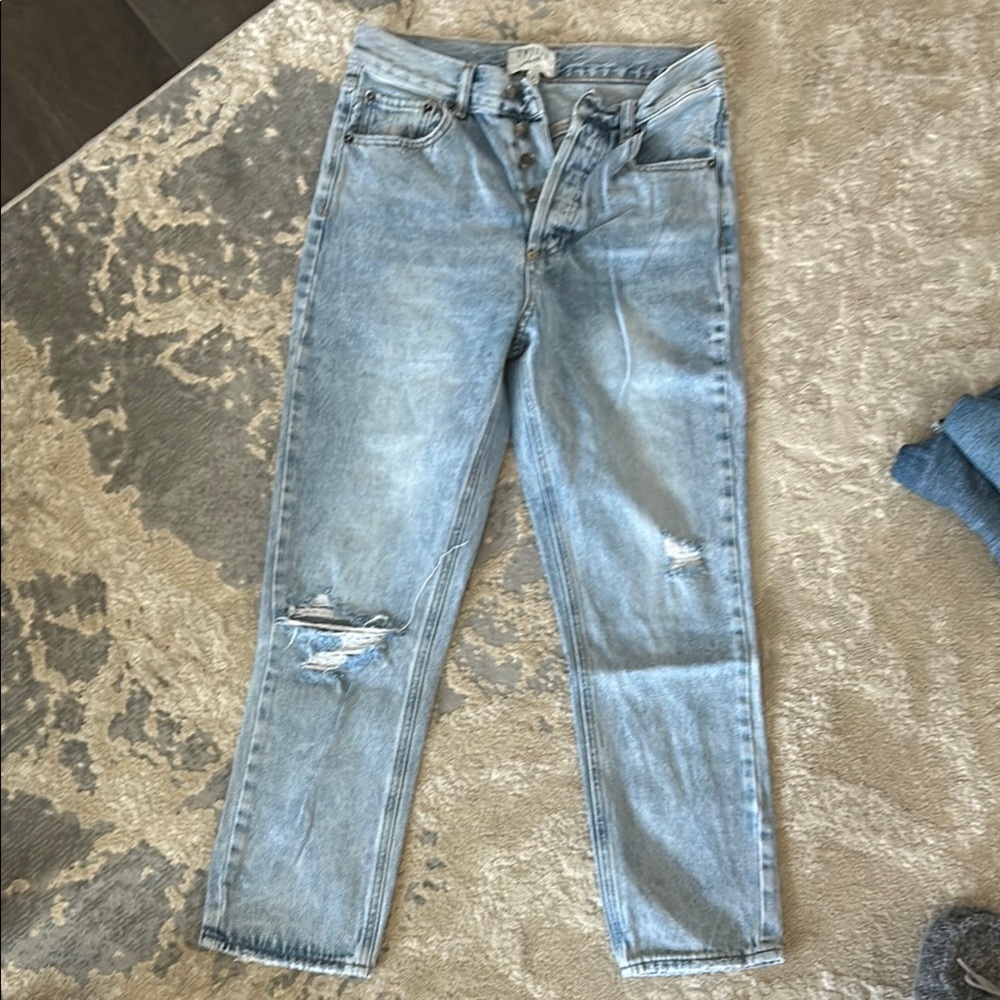 Twelve by Twelve Blue Straight Leg Jeans